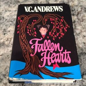 Vintage V.C. Andrews Fallen Hearts 1988 Hardcover